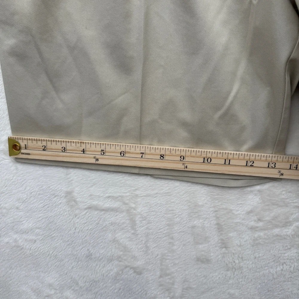 Nordstrom Shorts Mens 38 Tan‎ Smartcare Pleated Chino Wrinkle-Free Cotton Blend